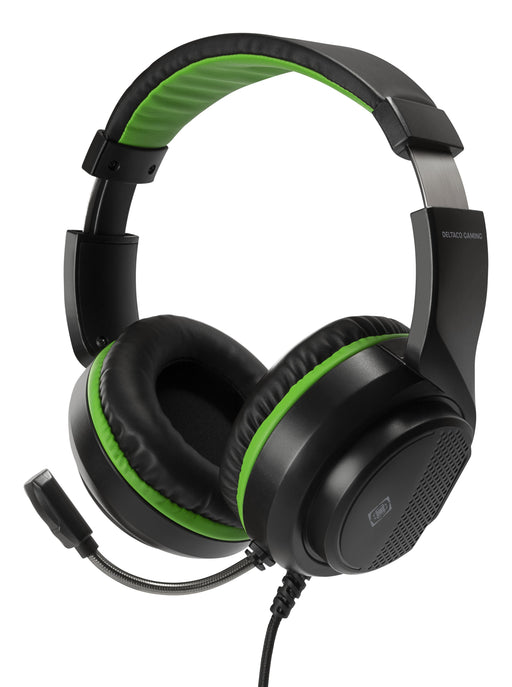 EAN 7333048051417 - Deltaco Gaming GAM-128 auricular y casco Auriculares Alámbrico Diadema Juego Negro imagen 1