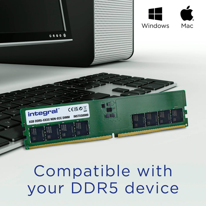 EAN 5055288486577 - Integral IN5T8GNHWBX módulo de memoria 8 GB 1 x 8 GB DDR5 288-pin DIMM imagen 3