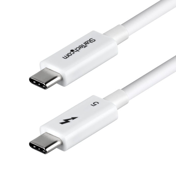 EAN 65030920629 - StarTech.com TBLT5MM80CM240WWH cable Thunderbolt 0,8 m 120 Gbit/s imagen 1