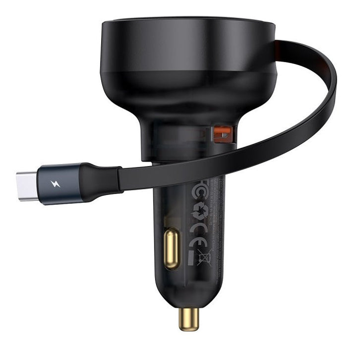EAN 6932172635817 - Baseus C00057800111-00 cargador de dispositivo móvil Universal Negro Encendedor de cigarrillos Carga rápi imagen 1