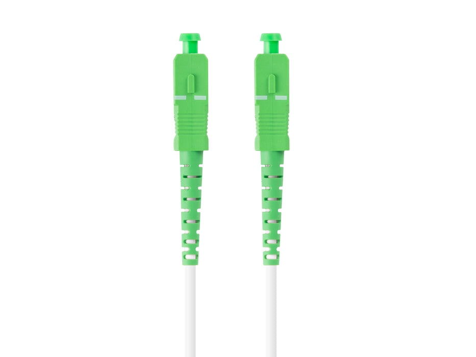 EAN 5901969430745 - Lanberg FO-SASA-SS31-0100-WH Cable de fibra óptica e InfiniBand 10 m SC Blanco imagen 1