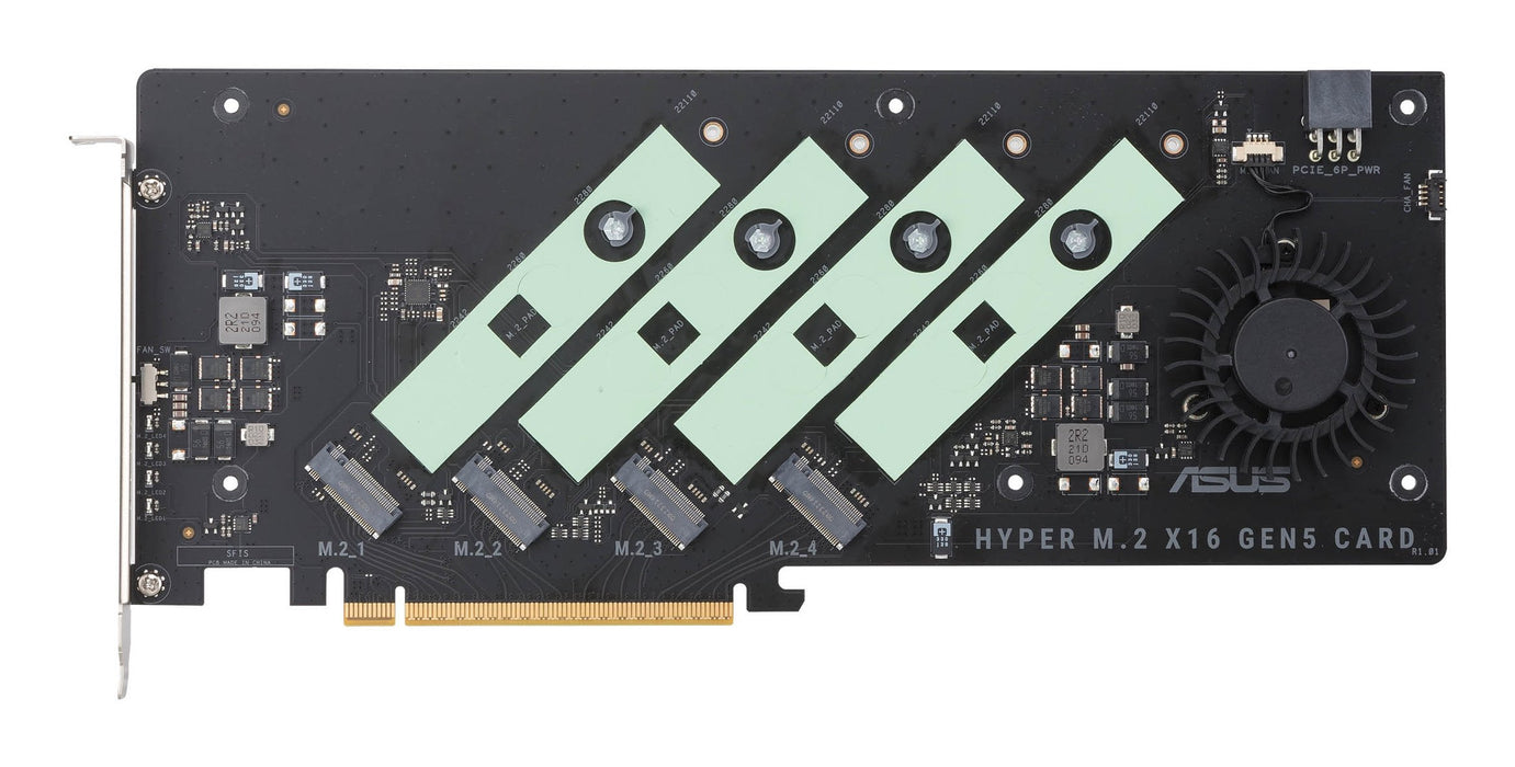 EAN 4711387353288 - ASUS Hyper M.2 x16 Gen5 Card tarjeta y adaptador de interfaz Interno imagen 7