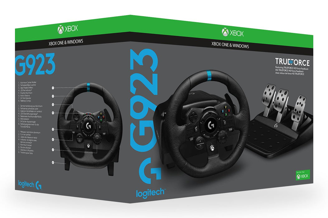EAN 5099206082830 - Logitech G G923 Negro USB 2.0 Volante + Pedales Analógico/Digital PC, Xbox One, Xbox Series S, Xbox Serie imagen 12