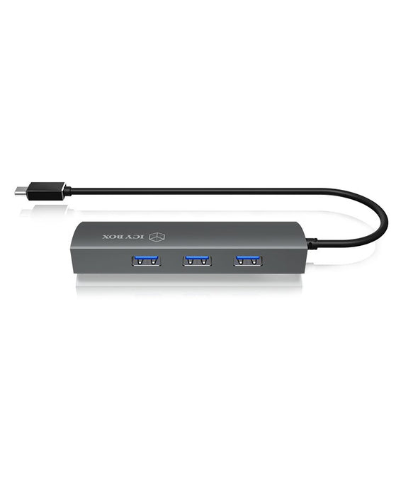 EAN 4250078165675 - ICY BOX IB-HUB1406-C USB 3.2 Gen 1 (3.1 Gen 1) Type-C Antracita imagen 3