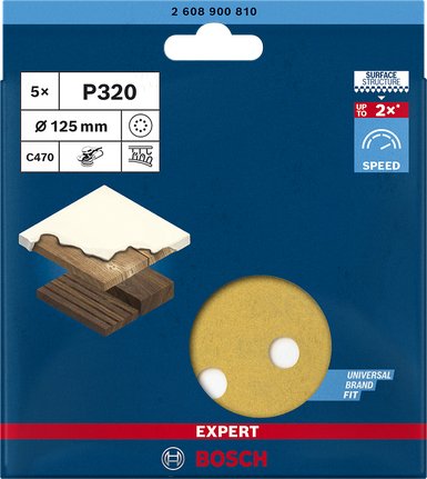 EAN 4059952541488 - Bosch Expert C470 5 pieza(s) Disco de lijado imagen 3