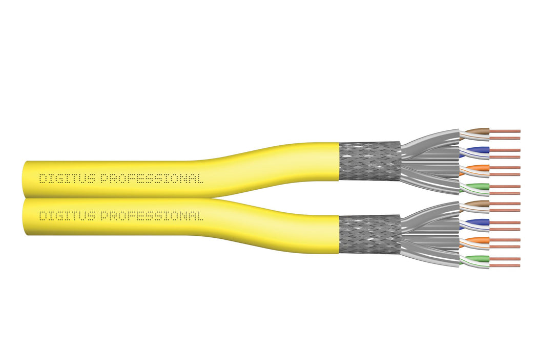 EAN 4016032441700 - Digitus DK-1744-A-VH-D-5 cable de red Amarillo Cat7a S/FTP (S-STP) imagen 1