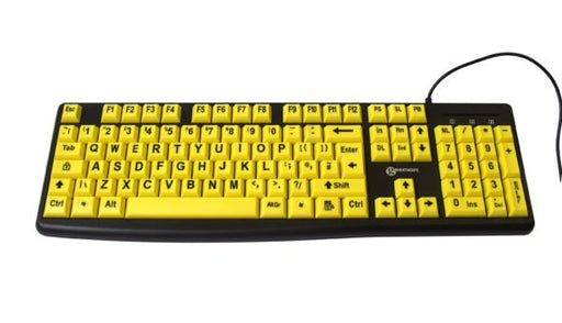 EAN 3521350020762 - Geemarc Telecom 3521350020762 teclado Universal USB QWERTY Negro, Amarillo imagen 2