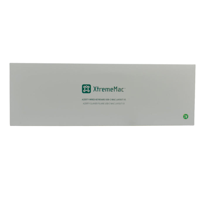 EAN 5453003784227 - MCL XTREMEMAC WIRED KEYBOARD FOR teclado Hogar / Oficina USB AZERTY Francés Plata, Blanco imagen 3