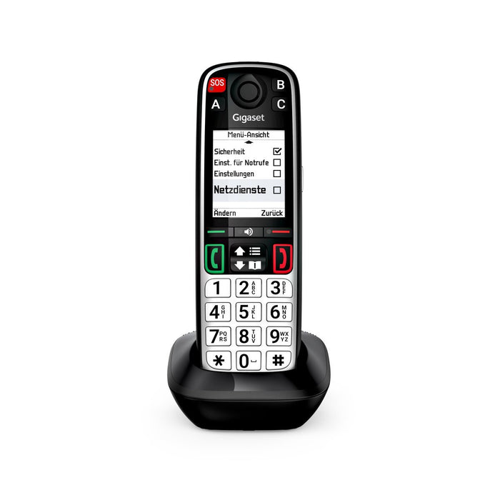 EAN 4255781906676 - Gigaset EASY 500HX Teléfono DECT/analógico Identificador de llamadas Negro, Plata imagen 7