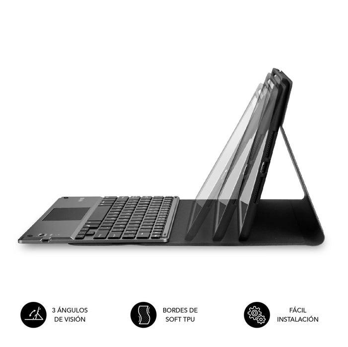 EAN 8436586741426 - SUBBLIM FUNDA + TECLADO TABLET IPAD PRO BLUETOOTH 11'' TOUCHPAD BLACK QWERTY Español Bluetooth/Micro-USB  imagen 4