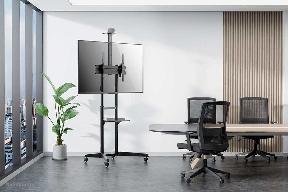 EAN 8717371449285 - Neomounts FL50-550BL1 mueble y soporte para dispositivo multimedia Negro Soporte de suelo portátil imagen 16