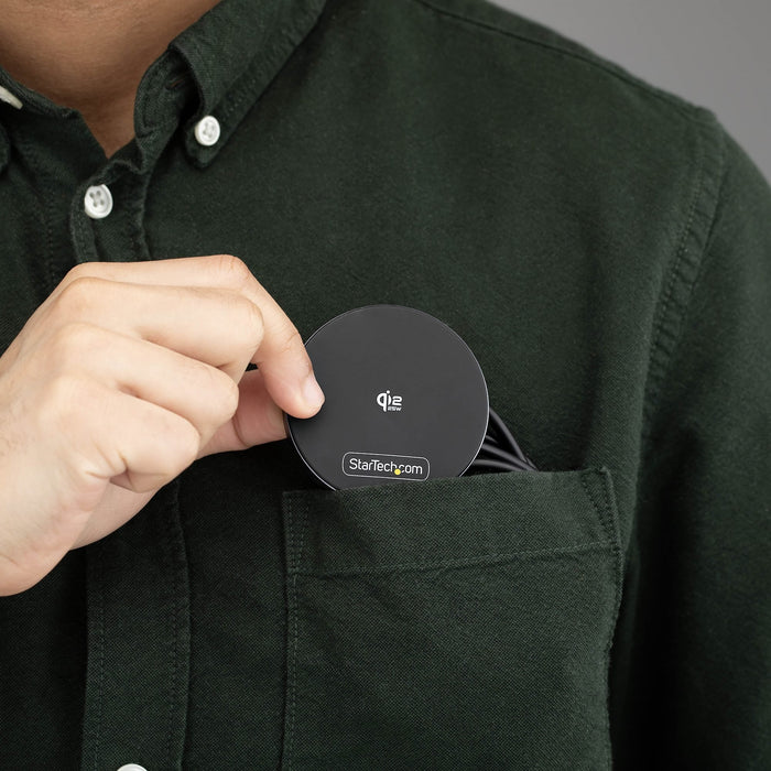 EAN 65030919890 - StarTech.com 1PB-WIRELESS-CHARGER cargador de dispositivo móvil Smartphone Negro Cargador inalámbrico Inter imagen 7