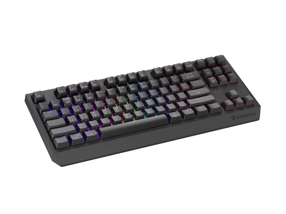EAN 5901969443790 - GENESIS Thor 230 TKL Wireless Outemu Red teclado Juego USB + RF Wireless + Bluetooth QWERTY Gris imagen 3
