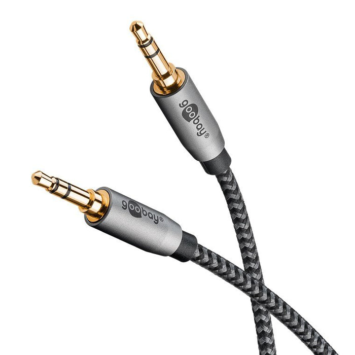 EAN 4040849652769 - Goobay 65276 cable de audio 5 m 3,5mm TRS Negro, Plata imagen 2