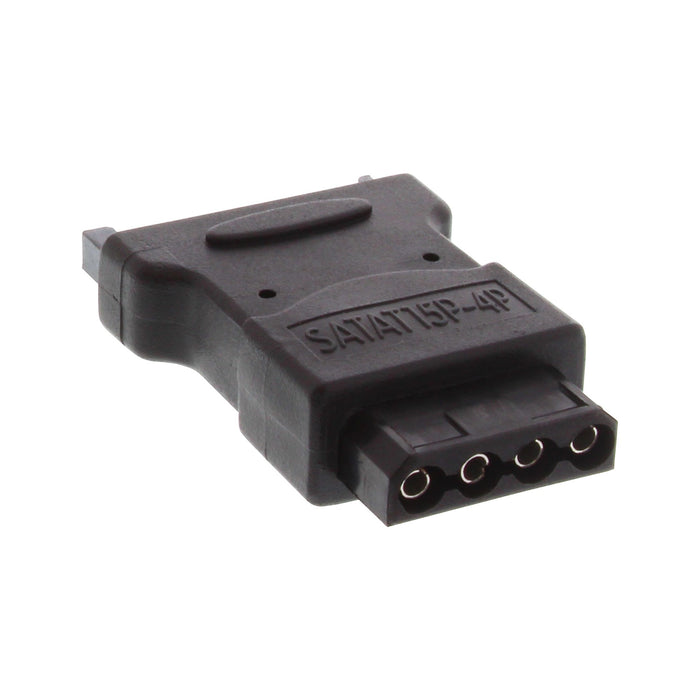 EAN 4043718097876 - InLine 29677 cambiador de género para cable 5.25" male 15pin SATA Negro imagen 2