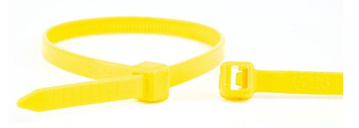 EAN 8717278572413 - WKK 110126471 presilla Brida reutilizable Plástico, Poliamida Amarillo 100 pieza(s) imagen 1