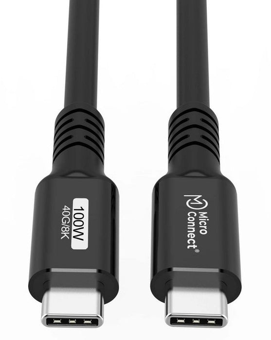 EAN 5715063598665 - Microconnect USB4CC025 cable USB USB4 Gen 3x2 0,25 m USB C Negro imagen 2