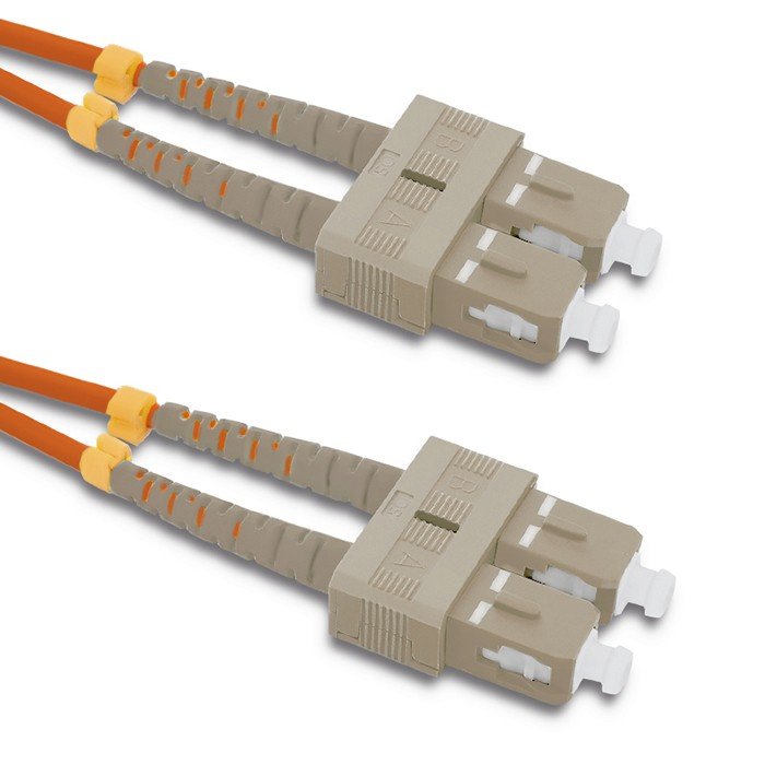 EAN 5901878540122 - Qoltec 54012 Cable de fibra óptica e InfiniBand 3 m SC Naranja imagen 1