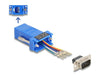 EAN 4043619670758 - DeLOCK 67075 cambiador de género para cable D-Sub 9 RJ12 Azul imagen 1