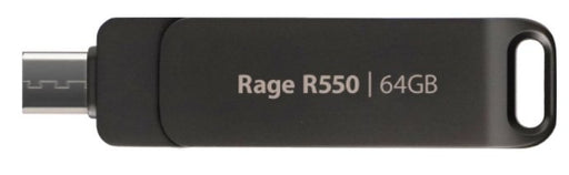 EAN 4711378428810 - Patriot Memory Rage R550 unidad flash USB 64 GB USB Type-A / USB Type-C 3.2 Gen 1 (3.1 Gen 1) Negro imagen 1