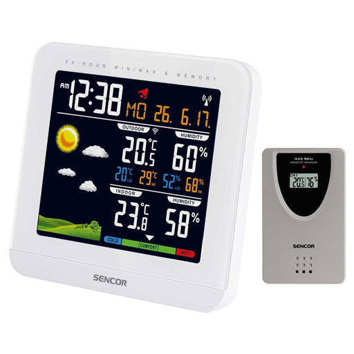 EAN 8590669269471 - Sencor SWS 5600 estación meteorológica digital Blanco LCD Batería imagen 1