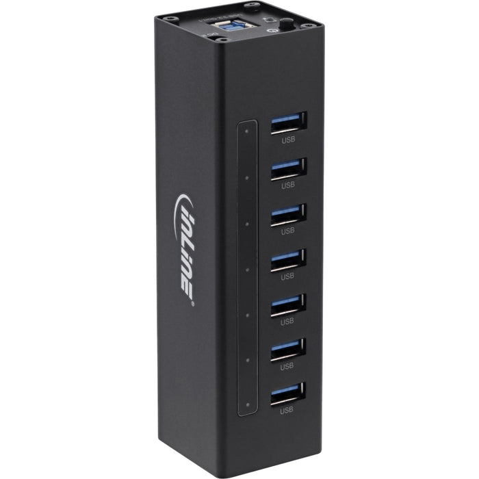 EAN 4043718214402 - InLine 35395B hub de interfaz USB 3.2 Gen 1 (3.1 Gen 1) Type-A 5000 Mbit/s Negro imagen 1