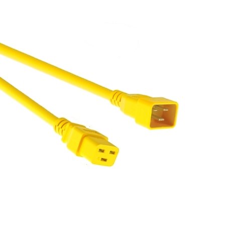 EAN 8719675021358 - EECONN S12A-000-54409 cable de transmisión Amarillo 3 m C20 acoplador C19 acoplador imagen 1