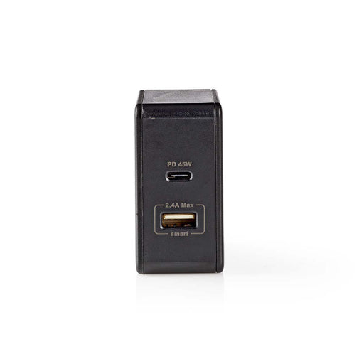 EAN 5412810293261 - Nedis WCPD45W100BK cargador de dispositivo móvil Universal Negro USB Interior imagen 1