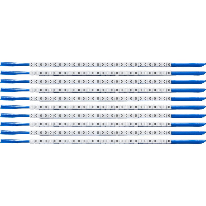 EAN 888434900741 - Brady SCN-07-0 soporte para manguito de identificación de conductor Negro, Blanco Nylon 300 pieza(s) imagen 1