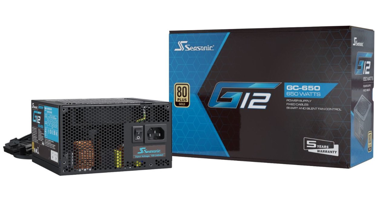 EAN 4711173876779 - Seasonic G12-GC unidad de fuente de alimentación 650 W 20+4 pin ATX ATX Negro imagen 5