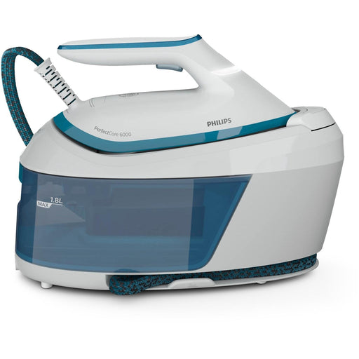 EAN 8720389015274 - Philips PSG6022/20 estación plancha al vapor 2400 W 1,8 L Suela SteamGlide Plus Azul, Blanco imagen 2