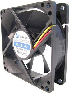 EAN 4710713237766 - Chieftec AF-1225PWM sistema de refrigeración para ordenador Carcasa del ordenador Ventilador Negro imagen 1