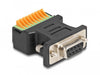 EAN 4043619665594 - DeLOCK 66559 cambiador de género para cable D-Sub 9 pin 9 pin terminal block Negro imagen 1