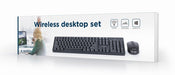 EAN 8716309091534 - Gembird KBS-W-01 teclado Ratón incluido Universal RF inalámbrico QWERTY Inglés Negro imagen 4
