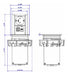 EAN 4057298097447 - Bachmann 928.0050 toma de corriente AC + RJ-45 + USB A Negro, Cromo imagen 6