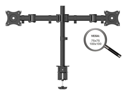 EAN 4251364706381 - PureMounts PM-OFFICE-02 soporte para monitor 68,6 cm (27") Escritorio Negro imagen 2