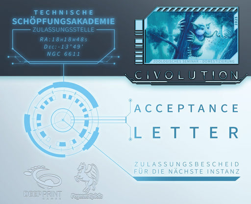 EAN 4250231743931 - Pegasus Civolution: Acceptance Letter Juego de mesa imagen 2