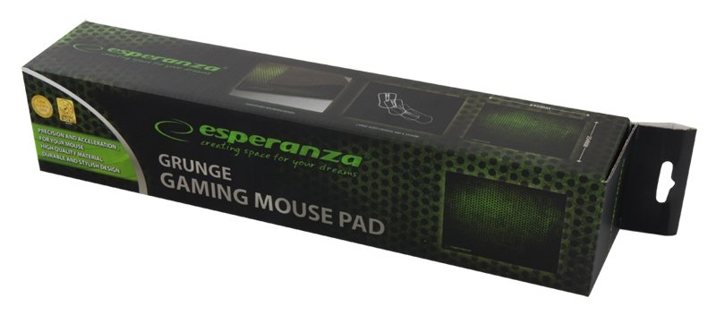 EAN 5901299908525 - Esperanza EA146G alfombrilla para ratón Alfombrilla de ratón para juegos Negro, Verde imagen 3