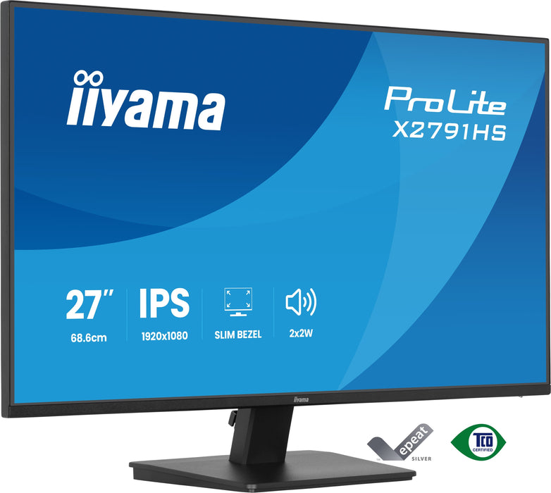 EAN 4948570127412 - iiyama ProLite X2791HS-B1 pantalla para PC 68,6 cm (27") 1920 x 1080 Pixeles Full HD LED Negro imagen 1