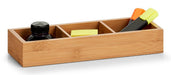 EAN 4003368133355 - Zeller Present 13335 caja de almacenaje Rectangular Bamboo, MDF Natural imagen 2