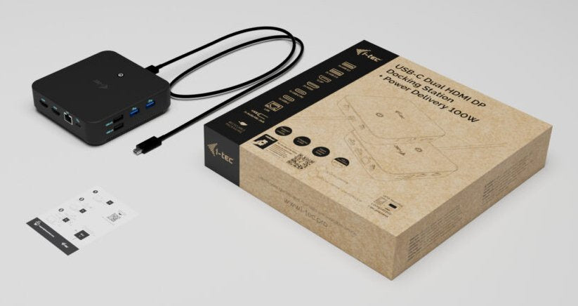 EAN 8595611707469 - i-tec USB-C DP Dual HDMI Docking Station with Power Delivery 100 W imagen 4