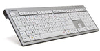 EAN 5707795010867 - Logickeyboard SKB-AJPU-FR teclado Universal USB AZERTY Francés Aluminio, Blanco imagen 1