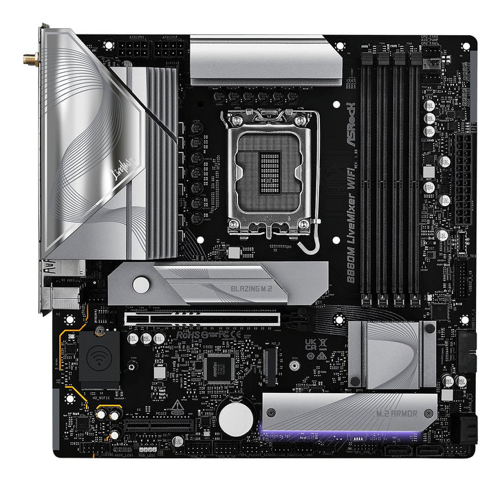EAN 4711581490314 - Asrock B860M LiveMixer WiFi Intel B860 LGA 1851 (Socket V1) micro ATX imagen 3