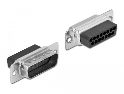 EAN 4043619666478 - DeLOCK 66647 cambiador de género para cable D-Sub 15 pin RJ-45 imagen 2