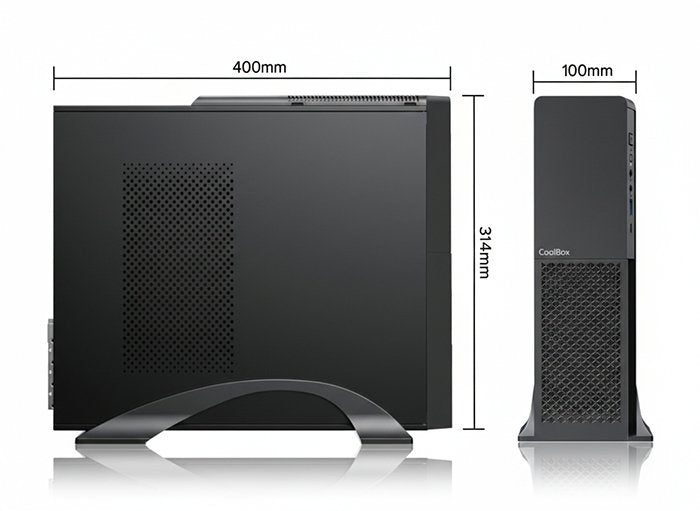 EAN 8436624420634 - CoolBox PC micro ATX T313 Slim Perfil bajo (Slimline) Negro imagen 7