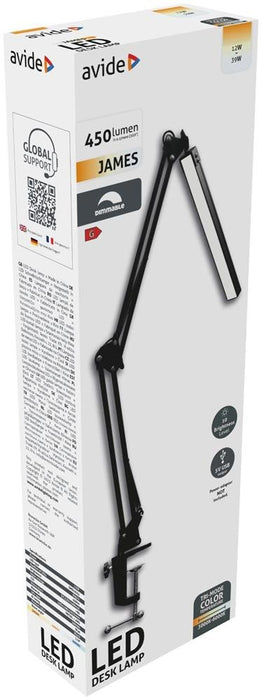 EAN 5999097955629 - Avide ABLDL-DM-12W lámpara de mesa LED G Negro imagen 2