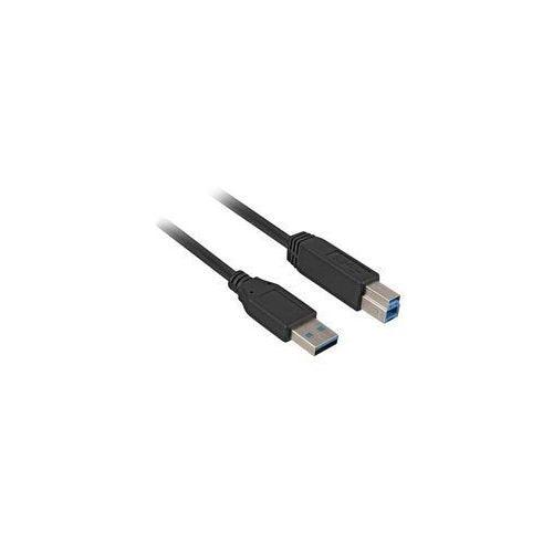EAN 4044951015658 - Sharkoon 3m, USB3.0-A/USB3.0-B cable USB USB 3.2 Gen 1 (3.1 Gen 1) USB A USB B Negro imagen 1