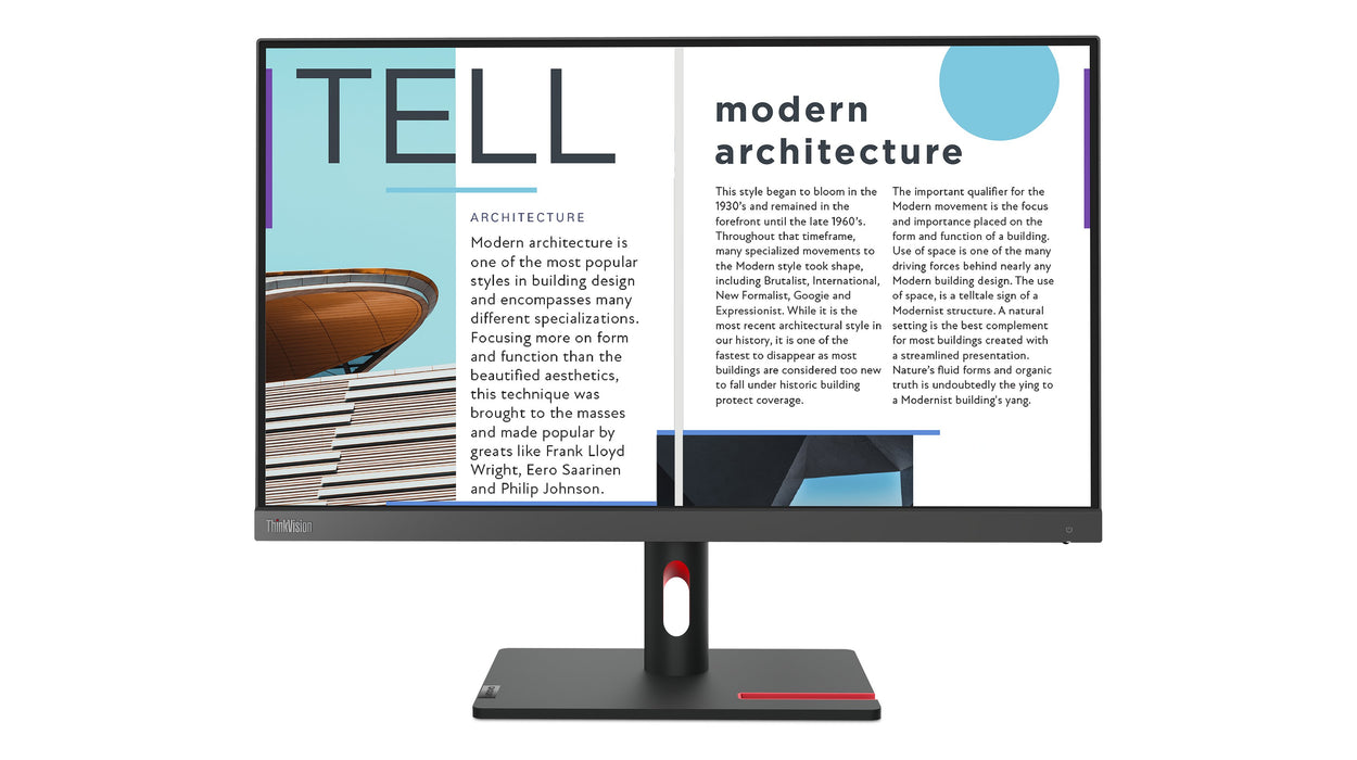 EAN 0196803038231 - Lenovo ThinkVision S25e-30 pantalla para PC 62,2 cm (24.5") 1920 x 1080 Pixeles Full HD LED Gris imagen 1