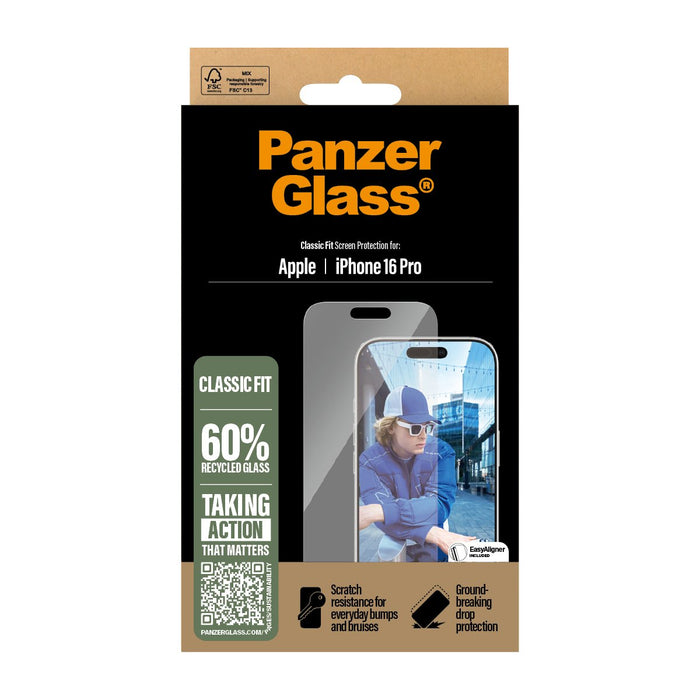 EAN 5715685002724 - PanzerGlass ® Screen Protector iPhone 16 Pro | Classic Fit Protector de pantalla Apple 1 pieza(s) imagen 3