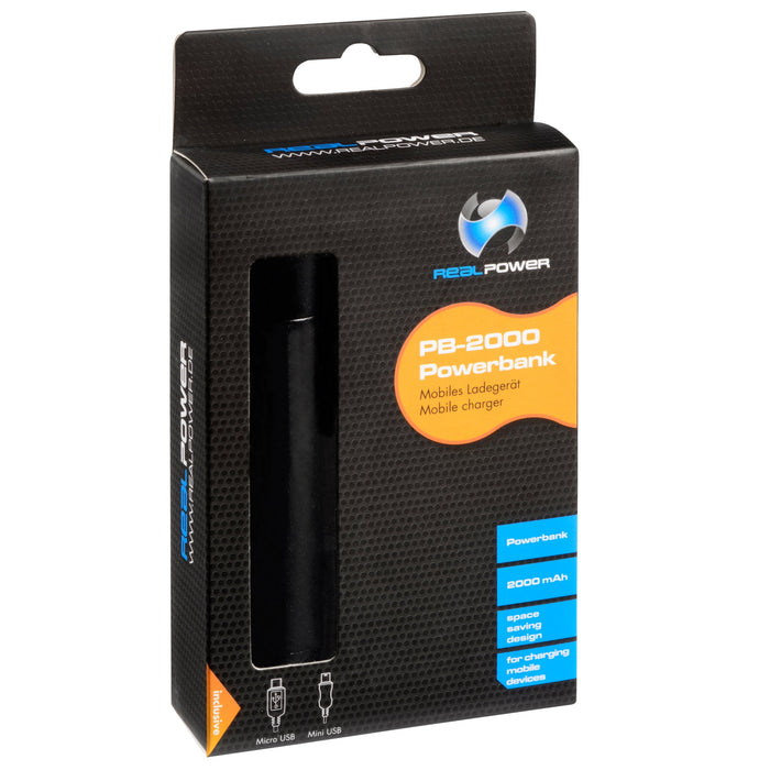 EAN 4040895163127 - Ultron RealPower PB2000 Polímero de litio 2000 mAh Negro imagen 2
